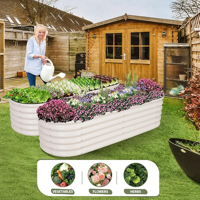 Galvanized Raised Garden Bed