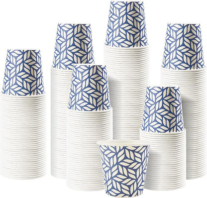 RACETOP 3 oz Bathroom Cups 100 Pack, Small Paper Cups, Disposable, Mini