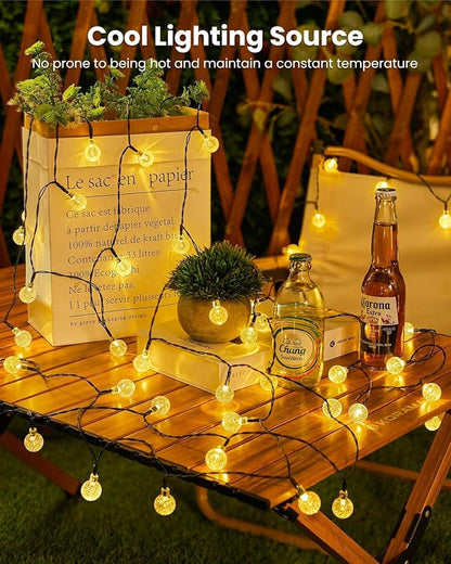 Solar String Lights Outdoor 60 LED 36FT
