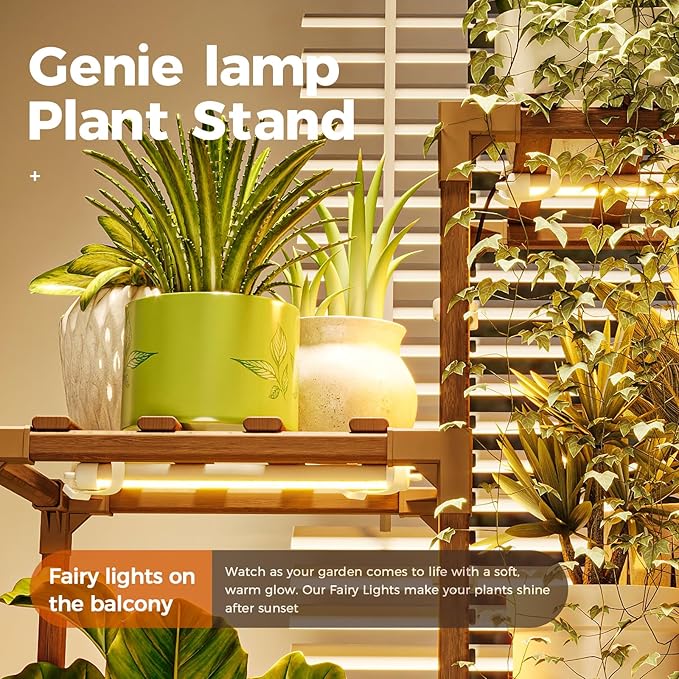 Bamworld Plant Stand with Grow Light
