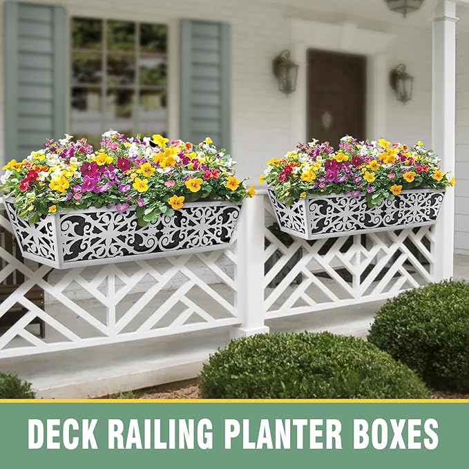 4 Pack 30 Inch Window Boxes Planter