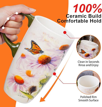 Topadorn Goldfinch Bird Coffee Mug