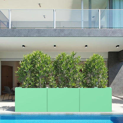 Rectangular Planter Box with Removable Insert Shelf