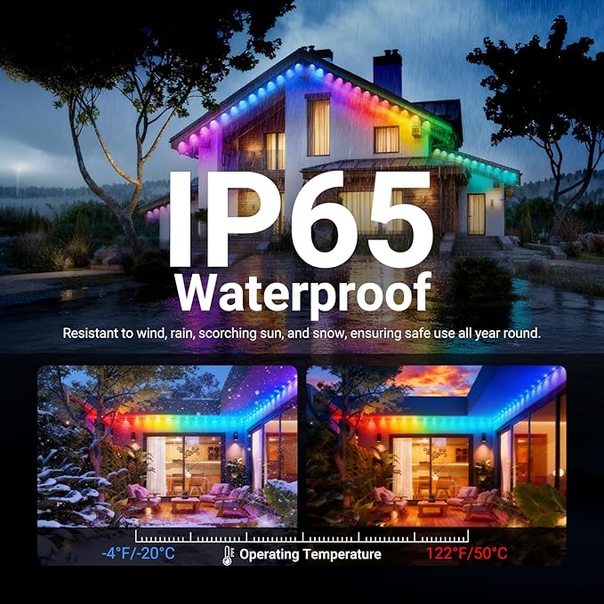 NEEWER 144ft Permanent Outdoor Lights