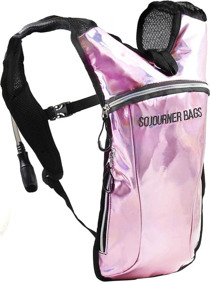 Sojourner Rave Hydration Pack - Hydration Backpack - Hydropack with 2L Bladder - Water Backpack for Festivals, Hiking, Running, Biking and More