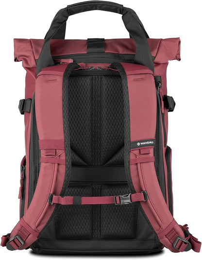 WANDRD All New PRVKE 15L V4 Camera Backpack: Built-In Camera Cube Travel Backpack with Quick Side Access, Rolltop Expansion, Clamshell Opening, Magnetic Tote Handles