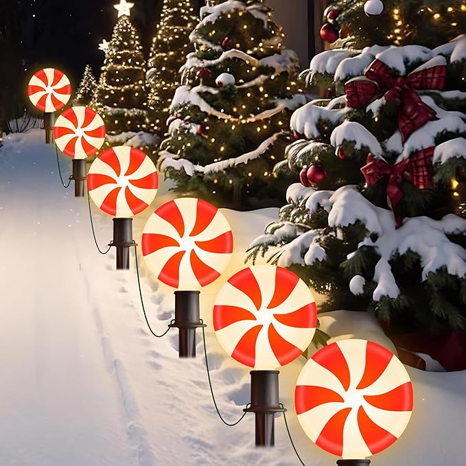 Ultimate Unicorn Christmas Lollipop Pathway Lights