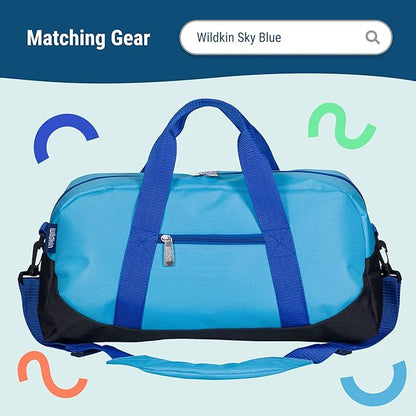 Wildkin Kids Insulated Lunch Box Bag for Boys & Girls, Reusable Kids Lunch Box is Perfect for Elementary, Ideal Size for Packing Hot or Cold Snacks for School & Travel Bento Bags (Sky Blue)