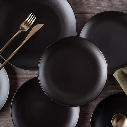Porto by Stone Lain Semplice 12-Piece Premium Kitchen & Dining Dinnerware Set