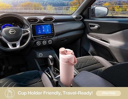 POWCAN 26 oz Insulated Water Bottle