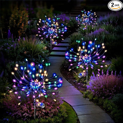 Anordsem Solar Lights Outdoor Decorative: Bendable Copper Wire