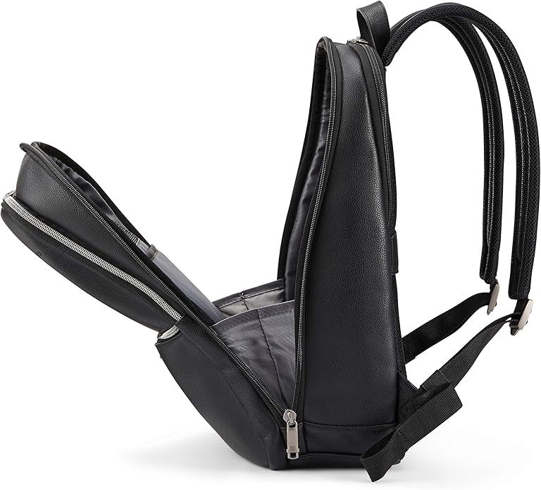 Samsonite Classic Leather Slim Backpack
