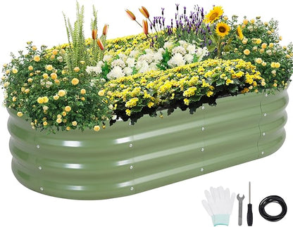 Galvanized Raised Garden Bed Outdoor- Raised Beds