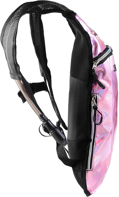 Sojourner Rave Hydration Pack - Hydration Backpack - Hydropack with 2L Bladder - Water Backpack for Festivals, Hiking, Running, Biking and More