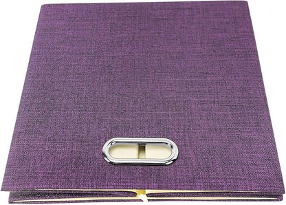 Storage Basket Bins,13×13×13 Foldable Storage Cube Boxes Fabric Drawer for Closet Shelf Cabinet Bookcase - Set of 4, Purple