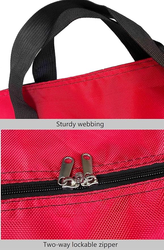 Extra Large Storage Duffle Bag with Zippers and Handles, Big Foldable Duffle Bag for Travel