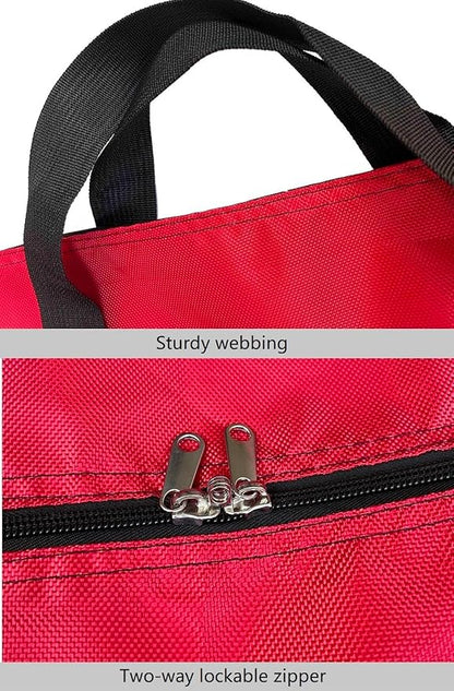Extra Large Storage Duffle Bag with Zippers and Handles, Big Foldable Duffle Bag for Travel