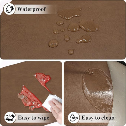 Faux Leather Placemats Set of 4