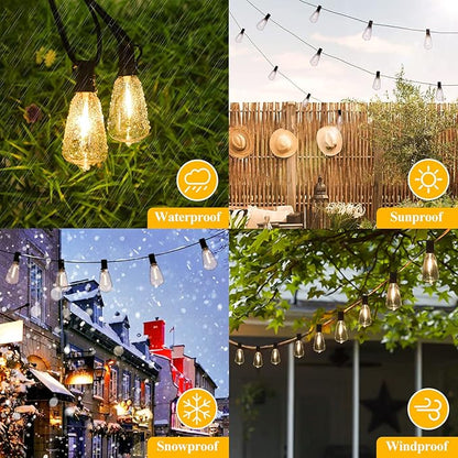 Brightever Outdoor String Lights 180FT, Patio Lights