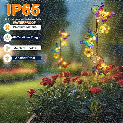 NAN ZAI NAN FANG Butterfly Solar Stake Lights, Waterproof,
