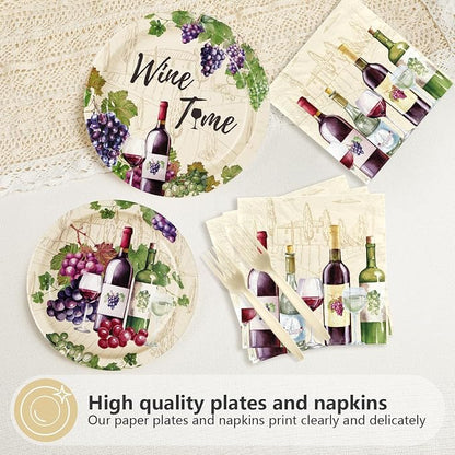96Pcs Wine Tasting Party Decorations