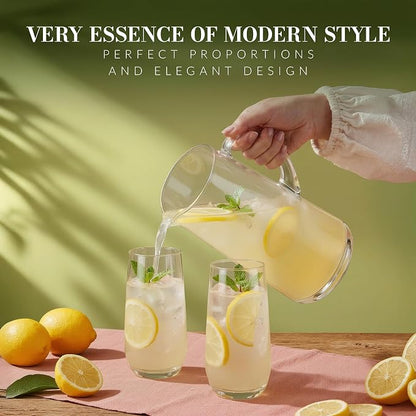 Krosno Tall Water, Drinking Glasses, 16.2 oz, Splendour Collection, Highball &