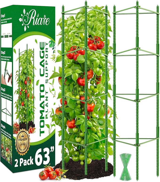 Riare 2 Pack 5.2 FT Tomato Cages