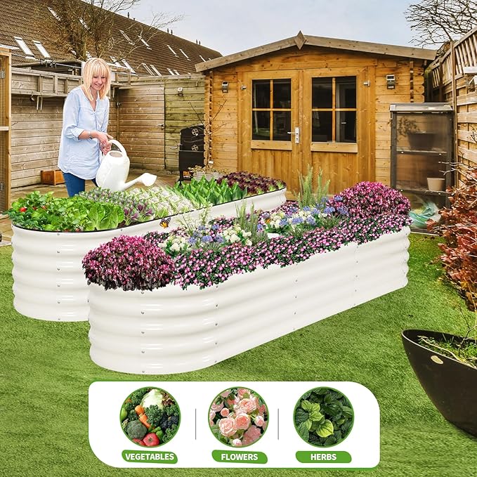 Galvanized Raised Garden Bed