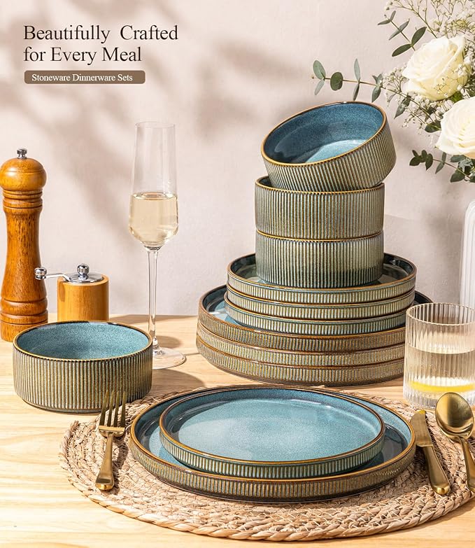 GBHOME Stoneware Dinnerware Sets