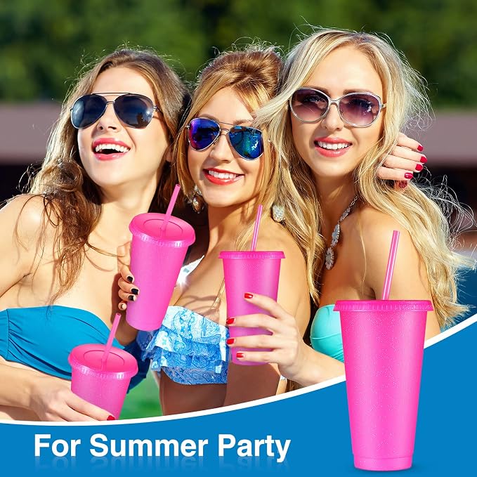 Amyhill 24 Pcs Reusable Cups