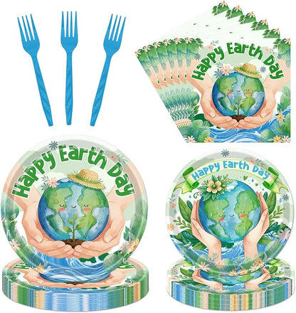 Rakuto Happy Earth Day Decorations, Environmental Protection Themed Decor