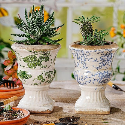 Sungmor Small Ceramic Urn Planter
