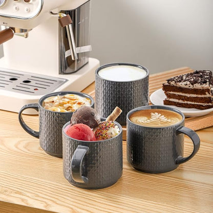Hasense Coffee Mugs Set of 4