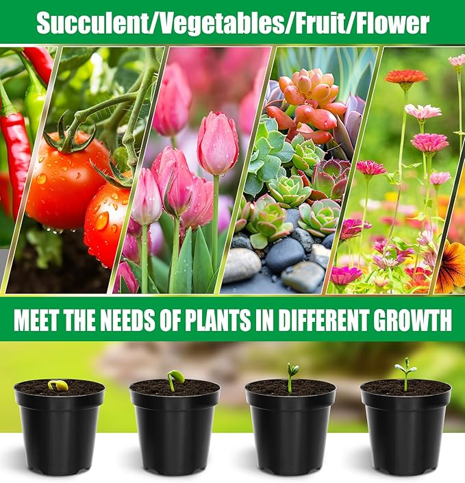 40 Pack 4 Inch Plant Nursery Pots
