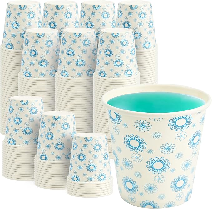 RACETOP 3 oz Bathroom Cups 300 Pack, Small Paper Cups, Disposable, Mini