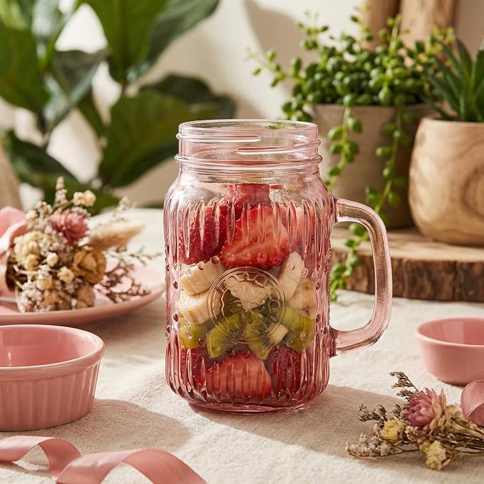 SUT Mason Jar Drinking Glasses
