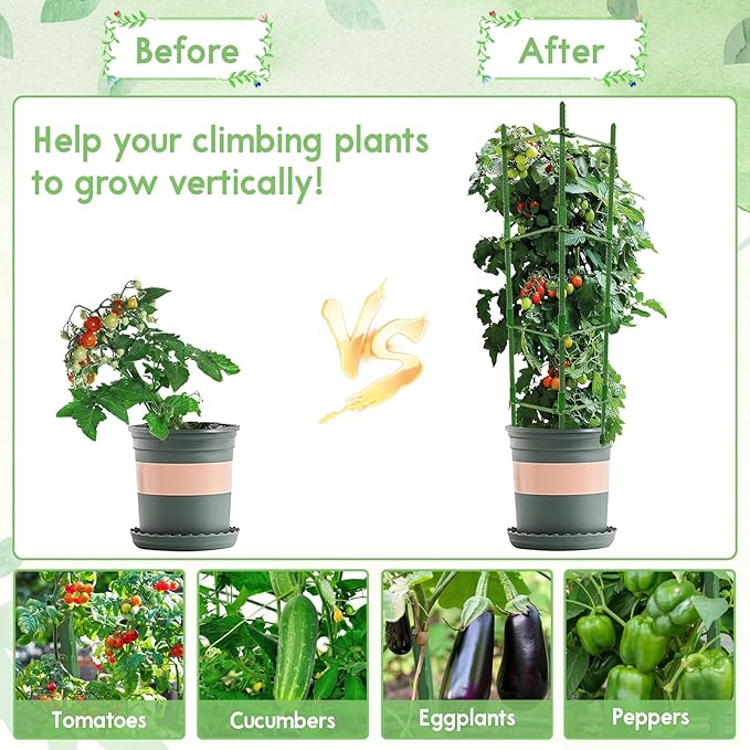Riare 2 Pack 5.2 FT Tomato Cages