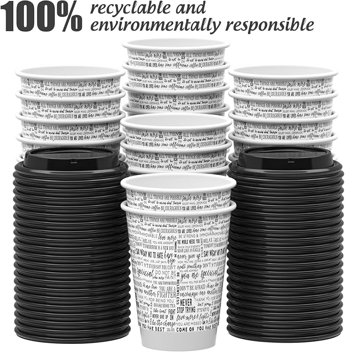 SPRINGPACK Disposable Paper Coffee Cups