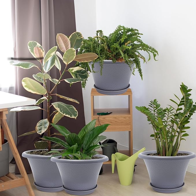 Quarut 12 Inch Large Planter Pot