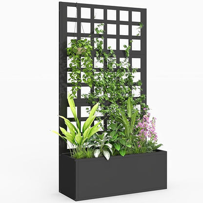 Outsunny Galvanized Raised Garden Bed