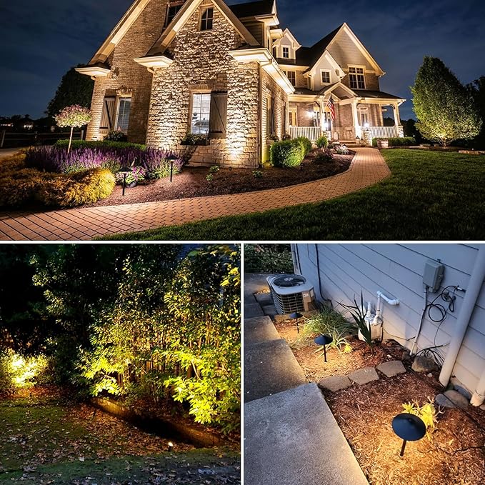 SUNVIE LED Landscape Lighting Kit Low Voltage Landscape Lights