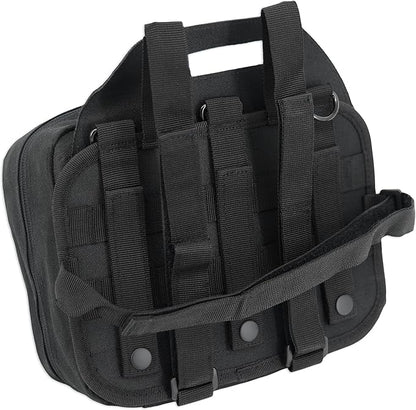 Lightning X Rip-Away Officer's Patrol Tactical Gunshot & Trauma IFAK Kit w/Headrest Mount - Black