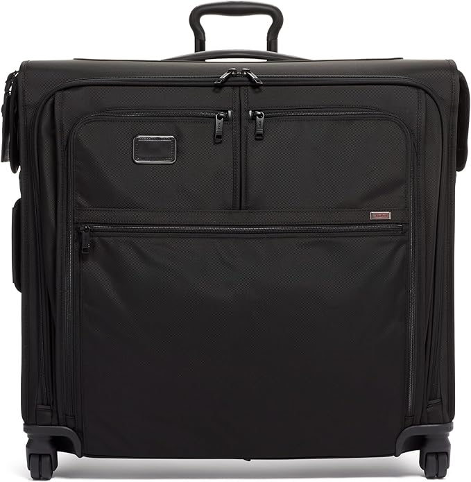 TUMI - Alpha Extended Trip 4 Wheeled Garment Bag - 4-Wheeled Clothing Bag for Hanging Suits, Dresses & Coats - With TSA Lock - Black