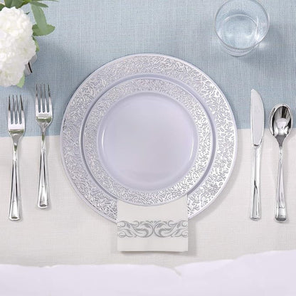 FOCUSLINE 350 Ct Silver Dinnerware Set