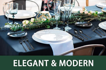 EWFEN 24-Piece Black Silverware Set