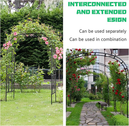 DoCred Large Tall Garden Arch Trellis