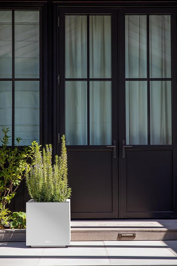 Veradek Block Series Cube Plastic Planter