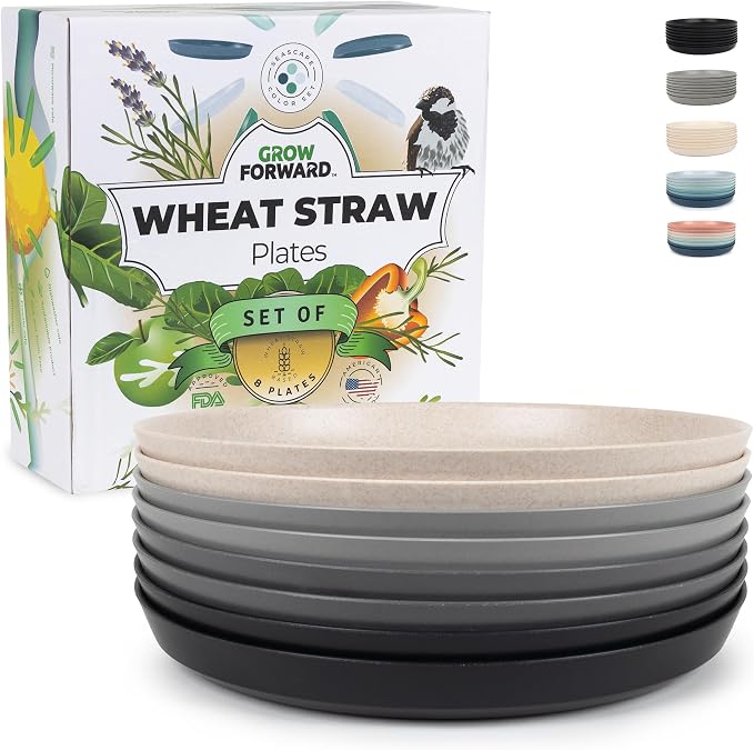 Grow Forward Premium Wheat Straw Plates
