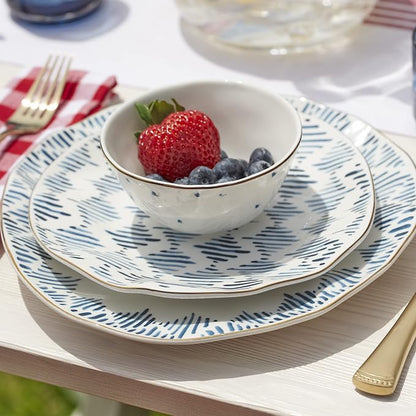 Lenox Blue Bay 12-Piece Dessert Set, 10.30 LB