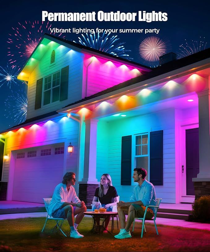 POOFZY Permanent Outdoor Lights
